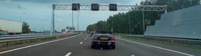 op weg